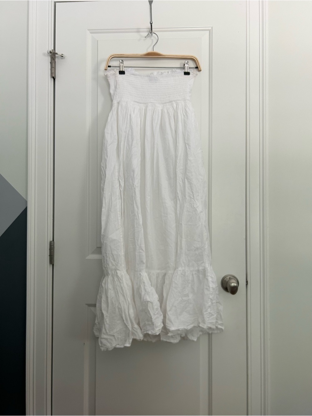 Urban Outfitters Strapless White Midi Dress - Picture 5 of 7